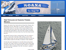 Tablet Screenshot of moanasailing.com